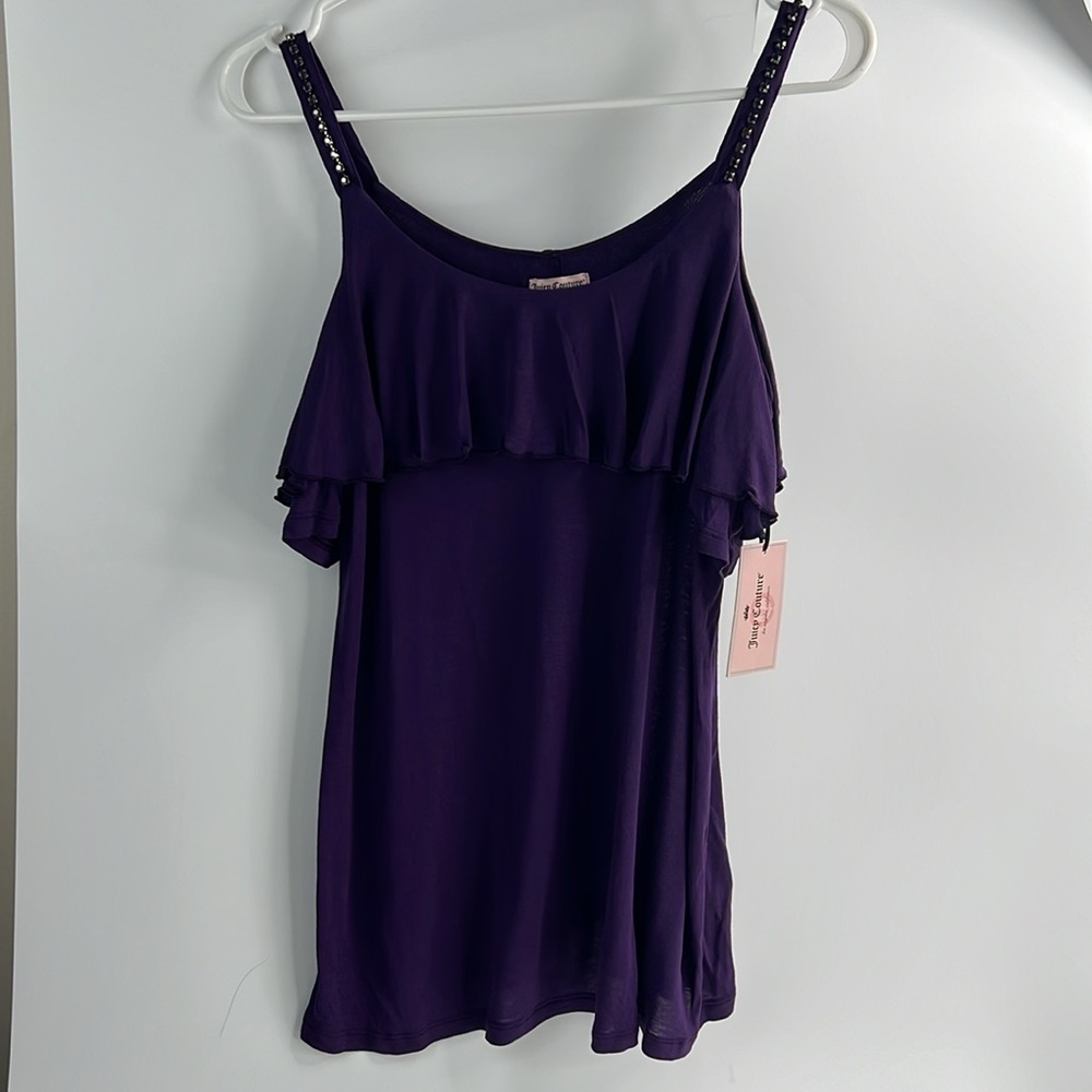 Juicy Couture Purple shirt size M new with tags